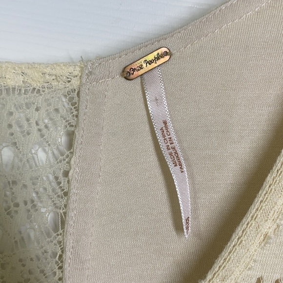 Free People - Short Cream Eyelet Dress XS - Picture 4 of 14